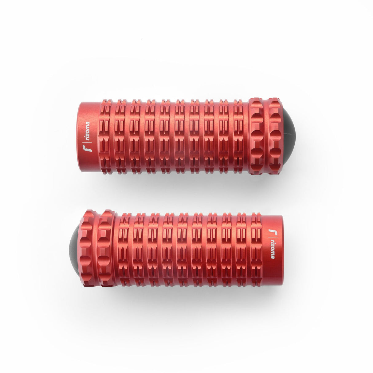 Rizoma B-PRO Rider/Passenger Footpegs Red for BMW/Harley-Davidson/Honda/Kawasaki/KTM/Suzuki/Triumph/Yamaha