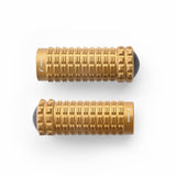 Rizoma B-PRO Rider/Passenger Footpegs Gold for BMW/Harley-Davidson/Honda/Kawasaki/KTM/Suzuki/Triumph/Yamaha