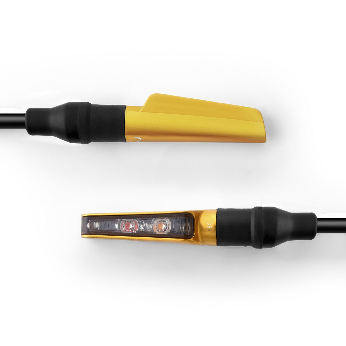 Rizoma Corsa S Rear Marker/Brake and Turn Signal Lights Gold