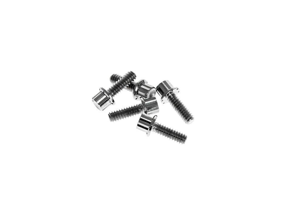 Arlen Ness AN-300-923 Titanium 12-Point Derby Cover Bolt Kit Polished for Harley-Davidson Softail 18-Up