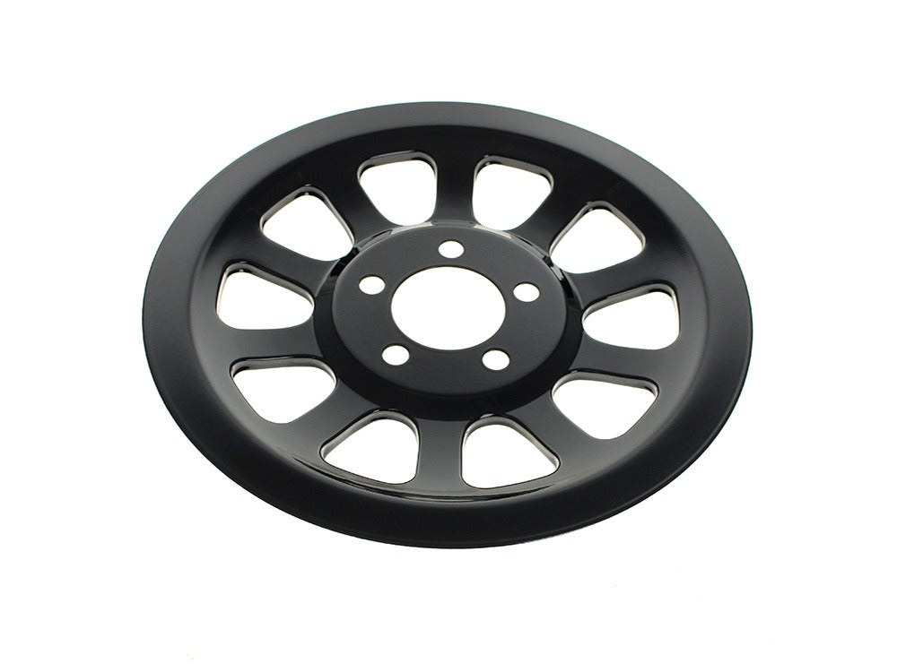 RSS HAR-15-305BK RSS HAR-15-305 Rear Pulley Cover Gloss Black for Harley-Davidson Dyna 06-17/Softail 07-Up w/66 Teeth Rear Pulley