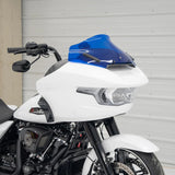 Klock Werks KKC-2310-0870 10" Sports Flare Kolor Windshield Blue for Harley-Davidson CVO Road Glide 23-Up/Road Glide 24-Up Models