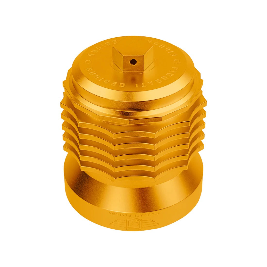 Figurati Designs FIG-FDP01-OILFIL-G Magnetic Reusable Oil Filter Gold for Harley-Davidson Milwaukee Eight 17-Up/Twin Cam 99-17/Evolution 84-99/Sportster 84-21