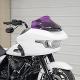 Klock Werks KKC-2310-0871 10" Sports Flare Kolor Windshield Purple for Harley-Davidson CVO Road Glide 23-Up/Road Glide 24-Up Models