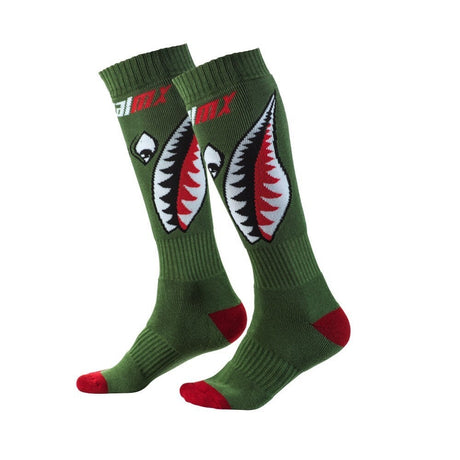Oneal 2027 Pro MX Bomber Green Socks