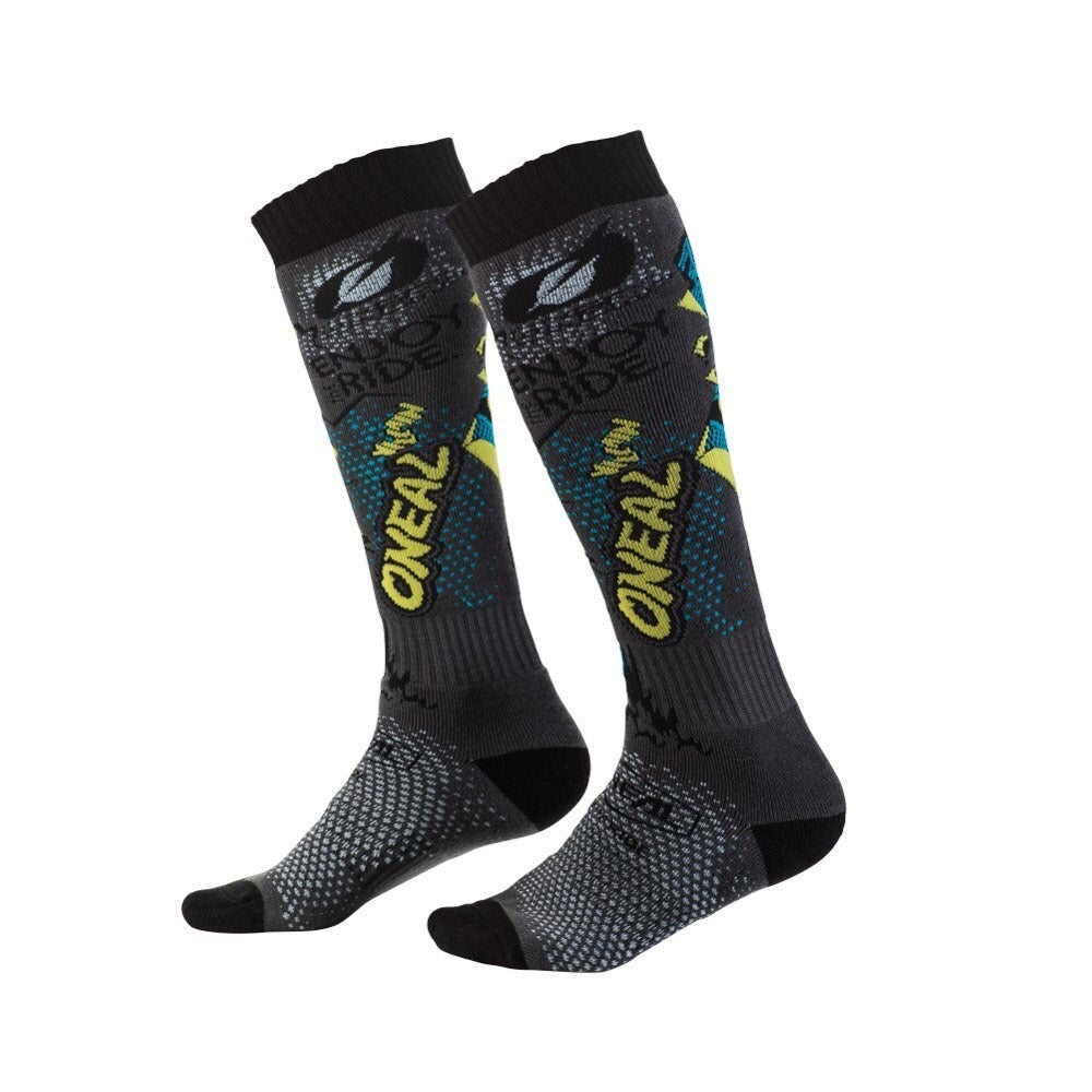 Oneal 2027 Pro MX Villain Grey/Multi Socks