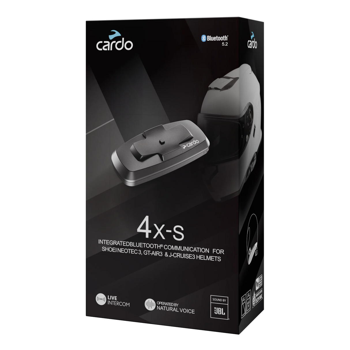 Cardo Freecom 4X-S UCS Single Bluetooth Communication System for Shoei Gen 3 Helmets