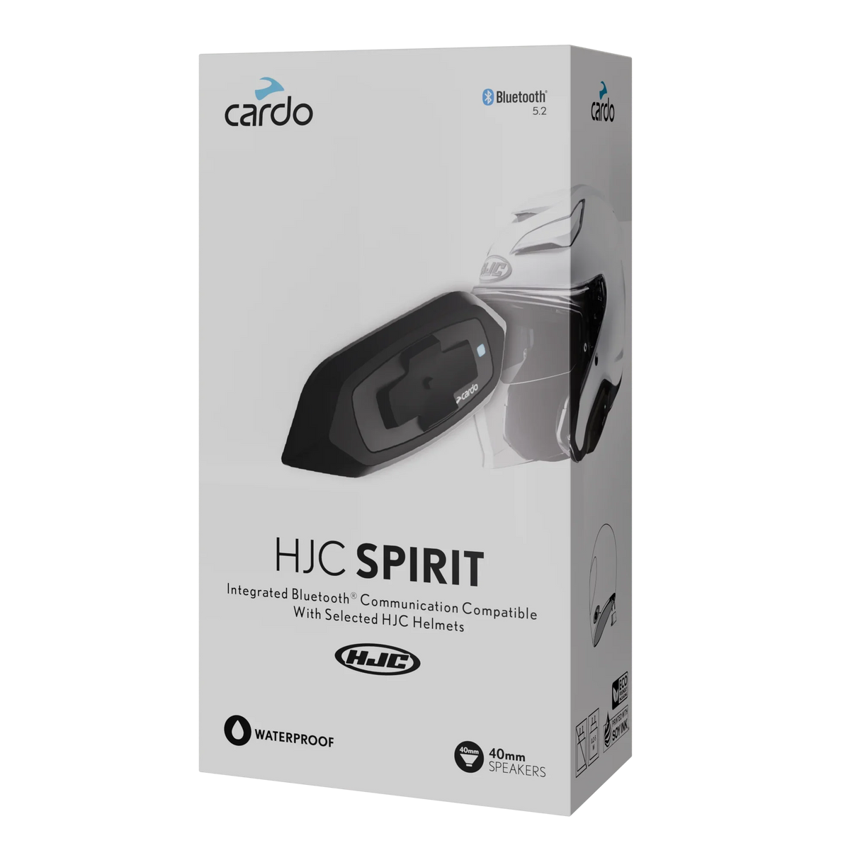 Cardo Spirit UCS Single Bluetooth Communication System for HJC Helmets
