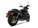 Rinehart Racing RIN-500-0700 4.5" Slip-On Muffler Black w/Black End Cap for Harley-Davidson Street 500/Street Rod 750 15-20