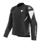 Dainese Essential 2 Black/Black/White Perforated Leather Jacket