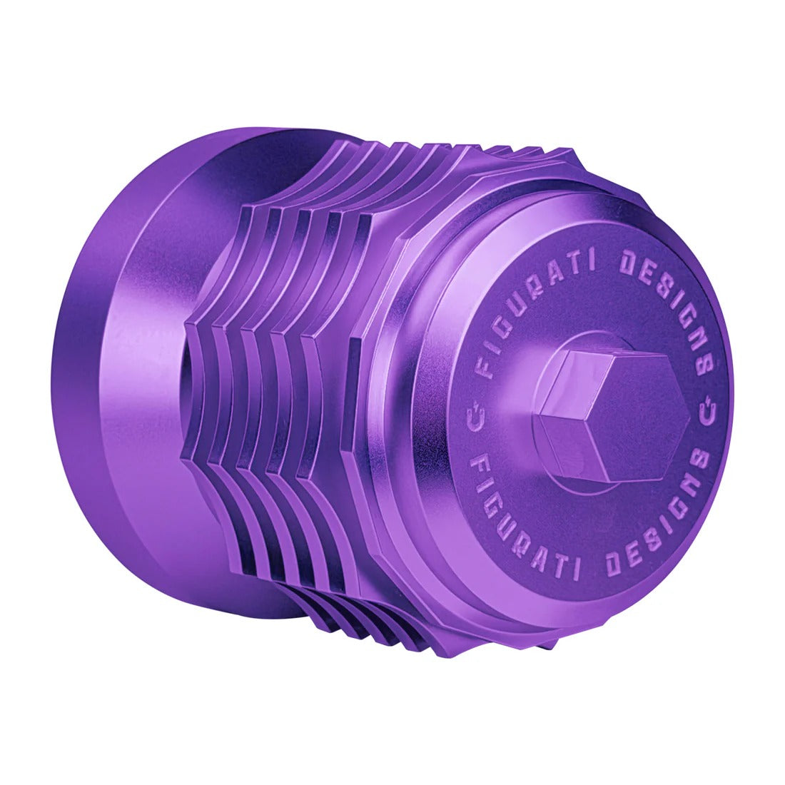 Figurati Designs FIG-FDP01-OILFIL-P Magnetic Reusable Oil Filter Purple for Harley-Davidson Milwaukee Eight 17-Up/Twin Cam 99-17/Evolution 84-99/Sportster 84-21