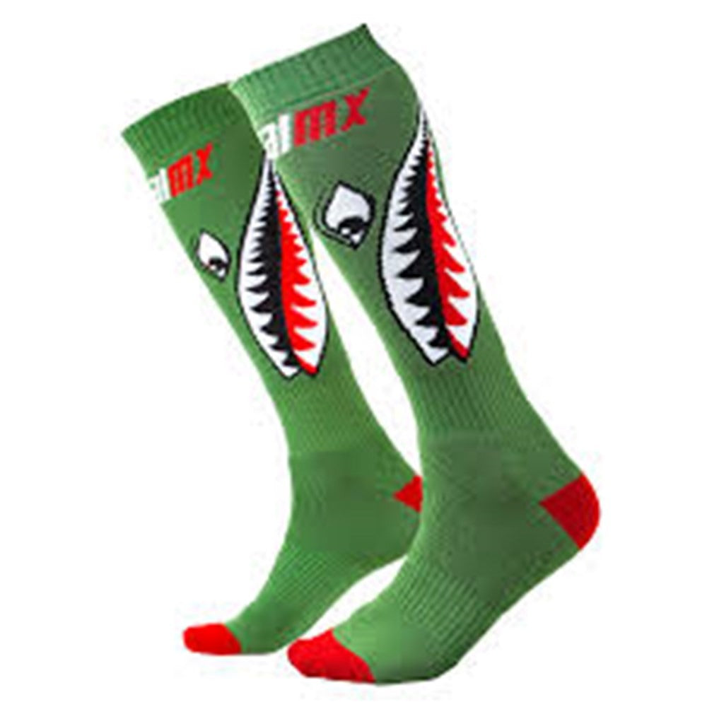 Oneal 2027 Pro MX Bomber Green Youth Socks