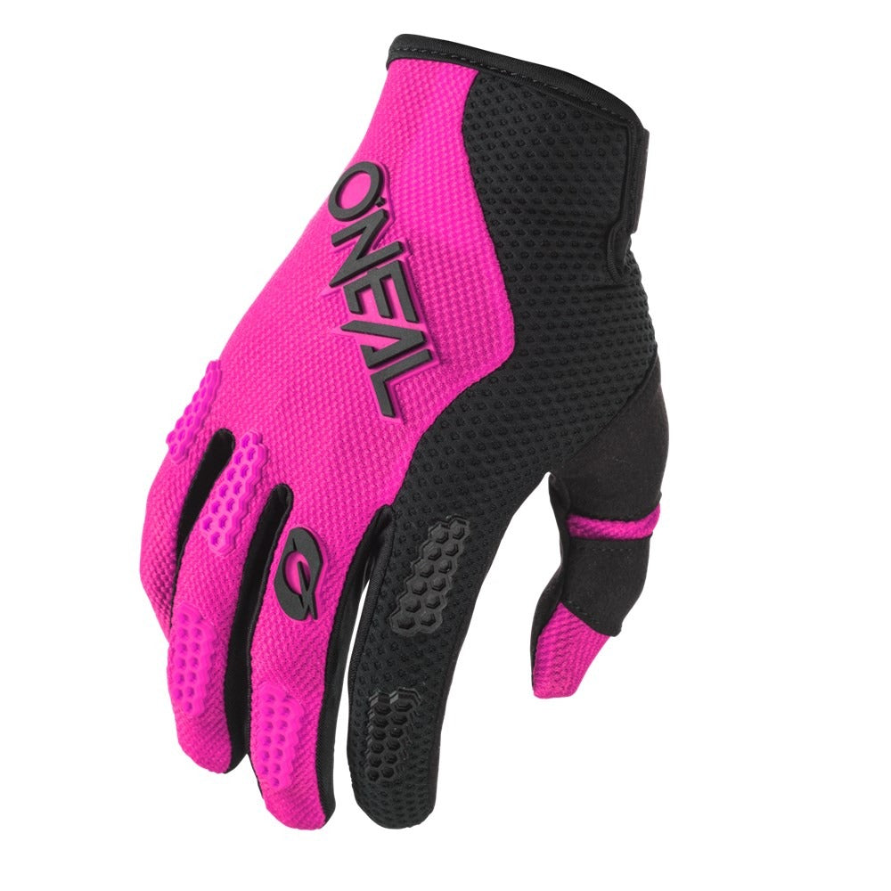 Oneal 2027 Element Racewear Black/Pink Girls Youth Gloves