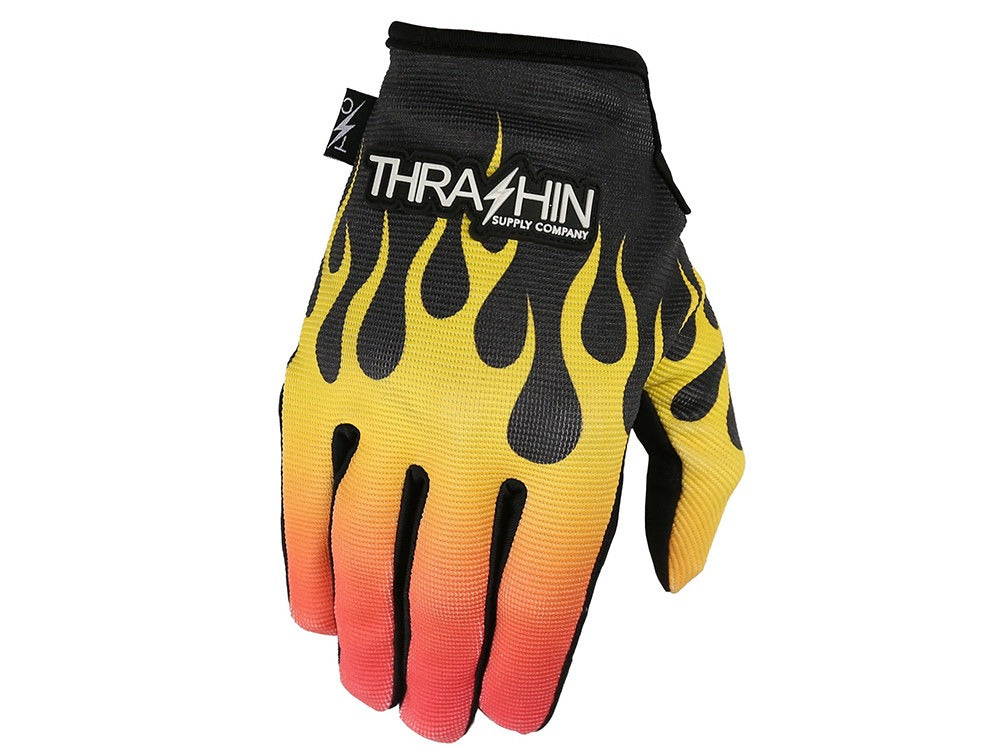 Thrashin Supply Stealth Hot Rode Flame Gloves