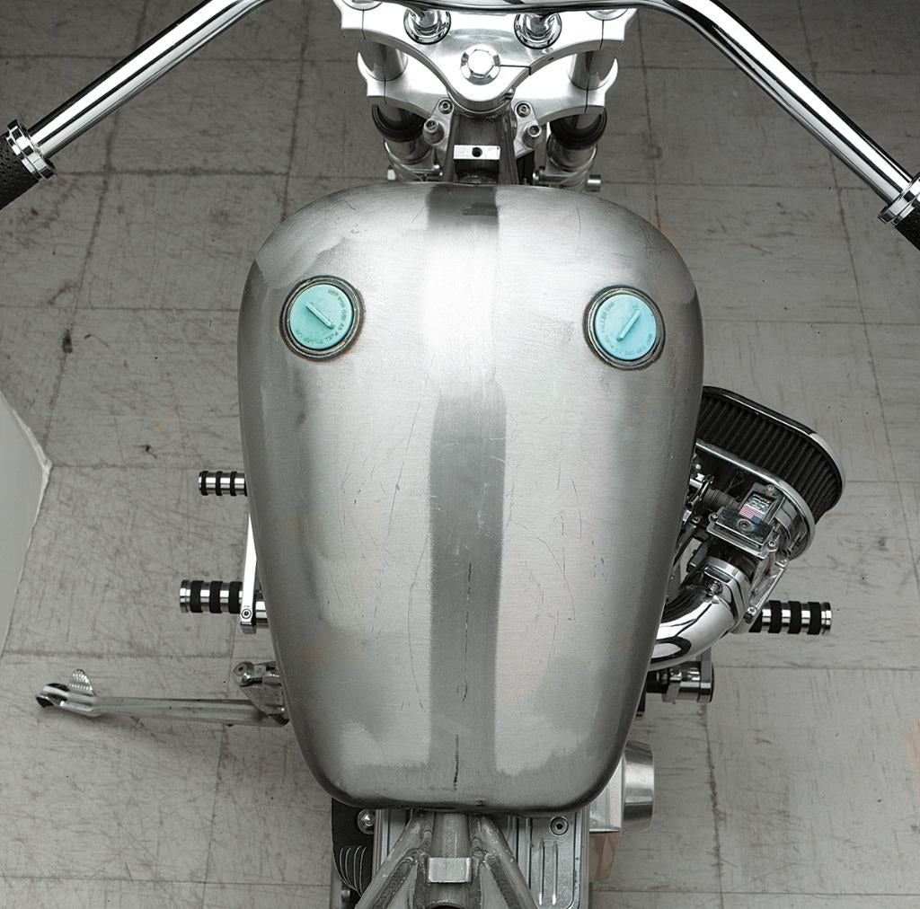 Drag Specialties DS-391272 Smooth Fat Bob Style 3.6 Gallon Fuel Tank for Harley-Davidson Sportster 82-03