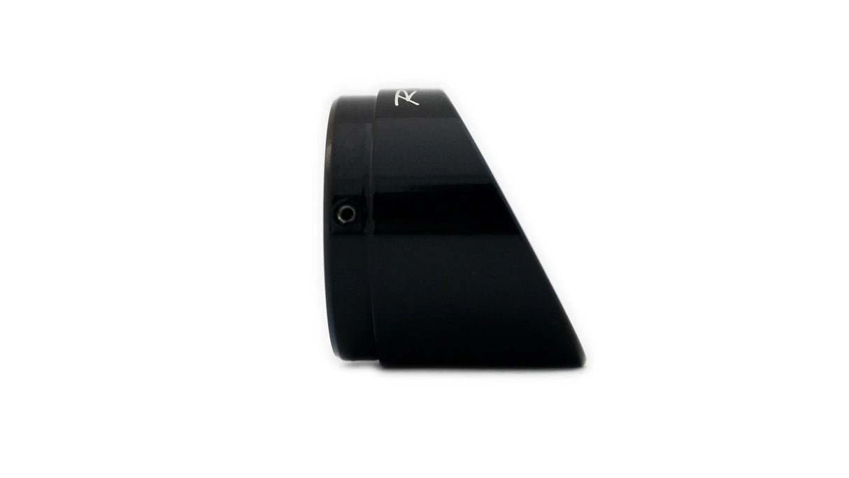 Rinehart Racing RIN-900-0170 4.5" Slash Cut End Caps Black for Rinehart 4.5" Mufflers (Pair)