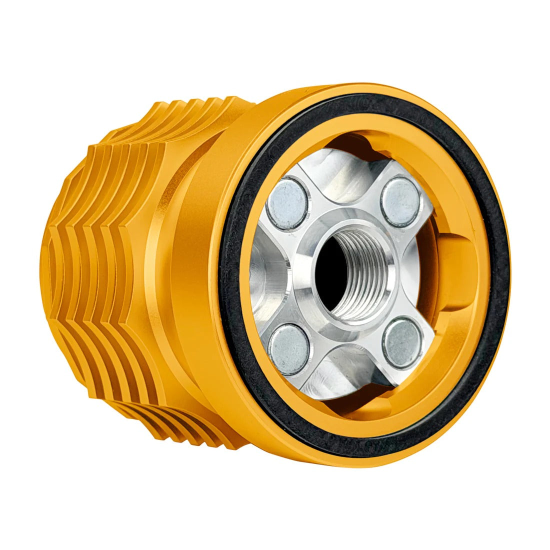 Figurati Designs FIG-FDP01-OILFIL-G Magnetic Reusable Oil Filter Gold for Harley-Davidson Milwaukee Eight 17-Up/Twin Cam 99-17/Evolution 84-99/Sportster 84-21