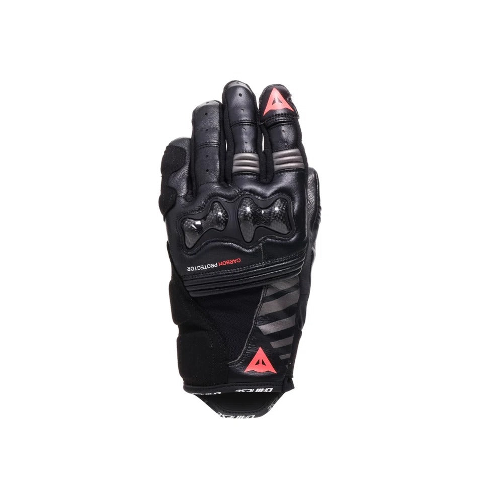 Dainese Reacto Carbon Short Black/Fluro Pink Womens Gloves