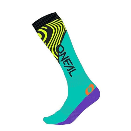 Oneal 2027 Pro MX Nova Neon Yellow Youth Socks
