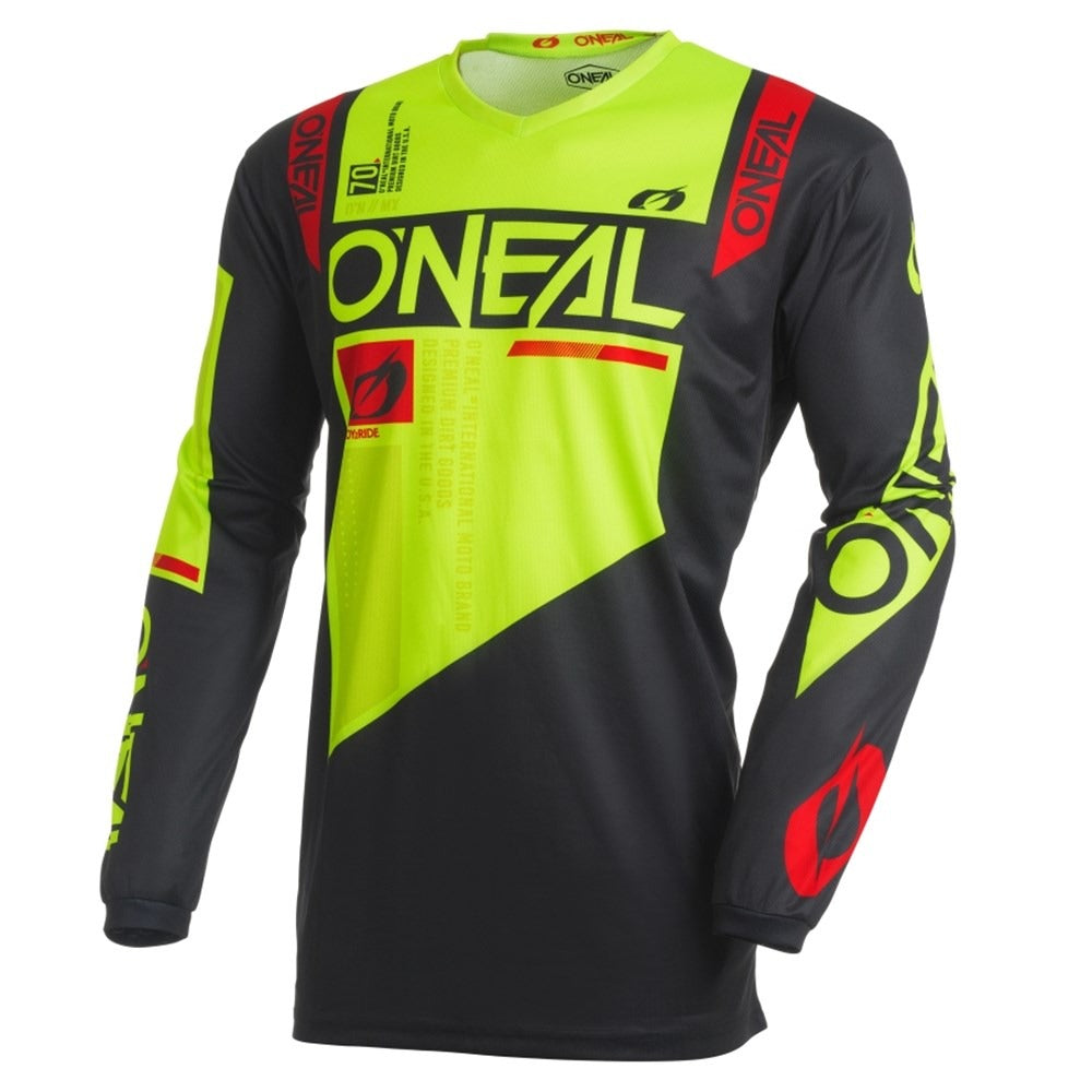 Oneal 2027 Element Factor Black/Neon Yellow Jersey