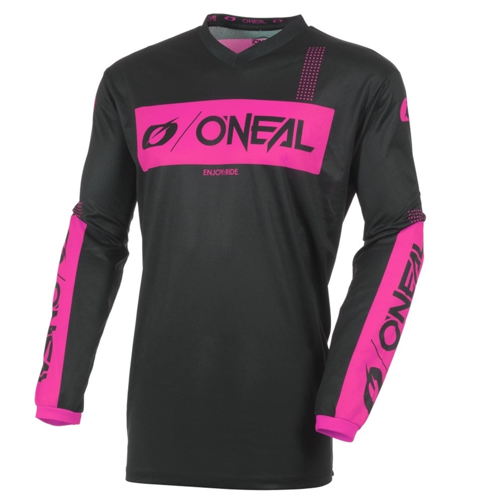 Oneal 2027 Element Racewear Black/Pink Girls Youth Jersey
