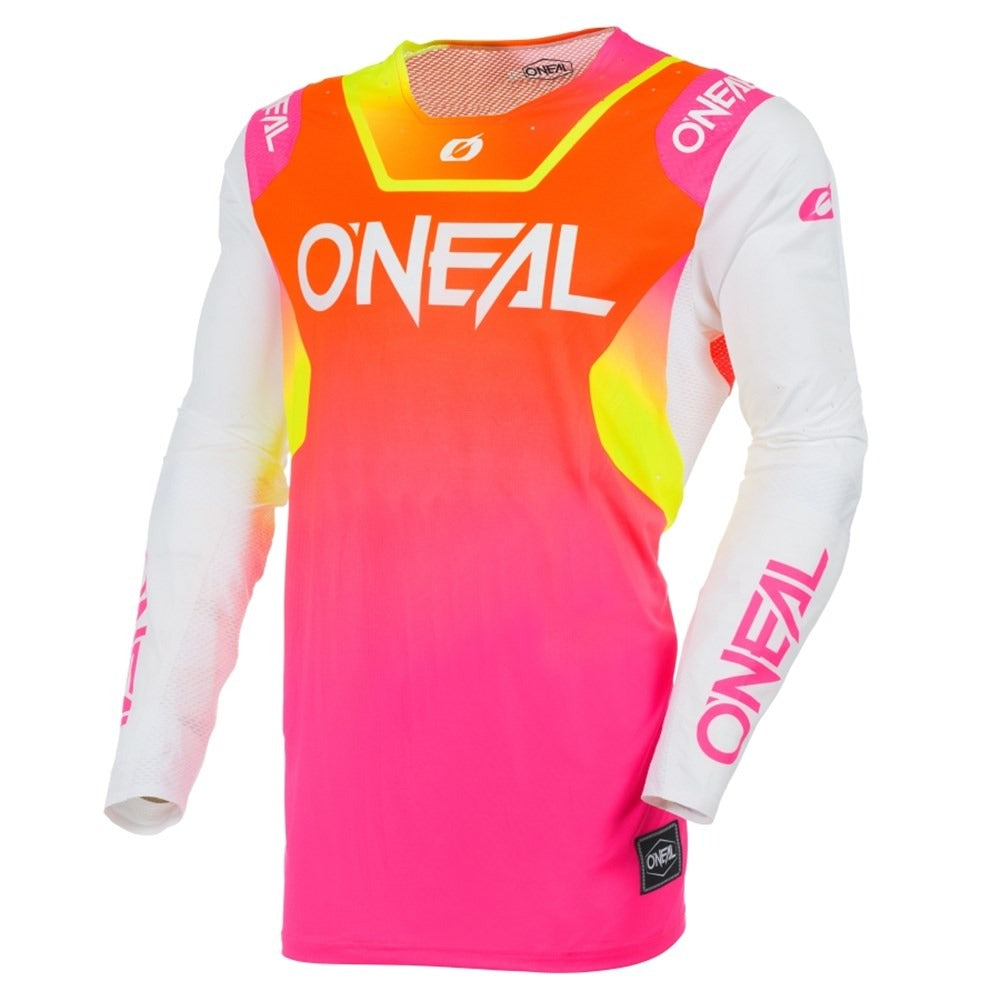 Oneal 2027 Prodigy Five Six White/Neon Orange Jersey