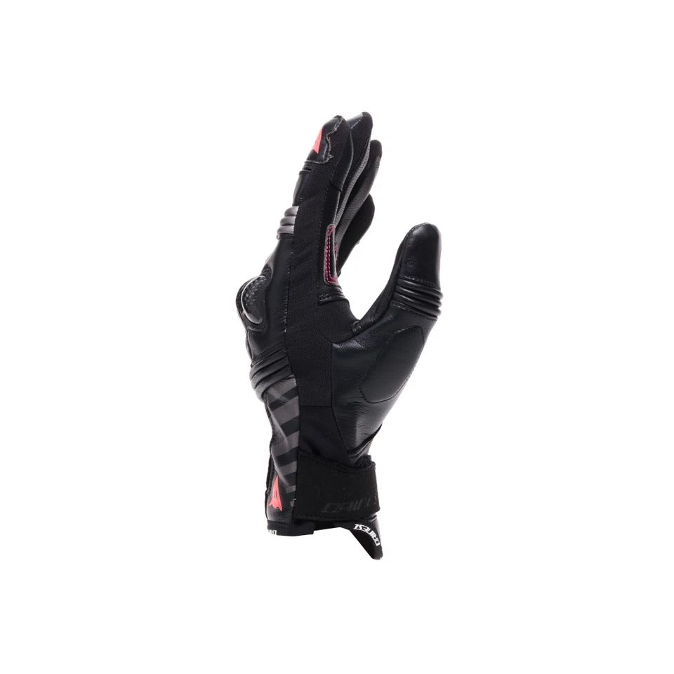 Dainese Reacto Carbon Short Black/Fluro Pink Womens Gloves