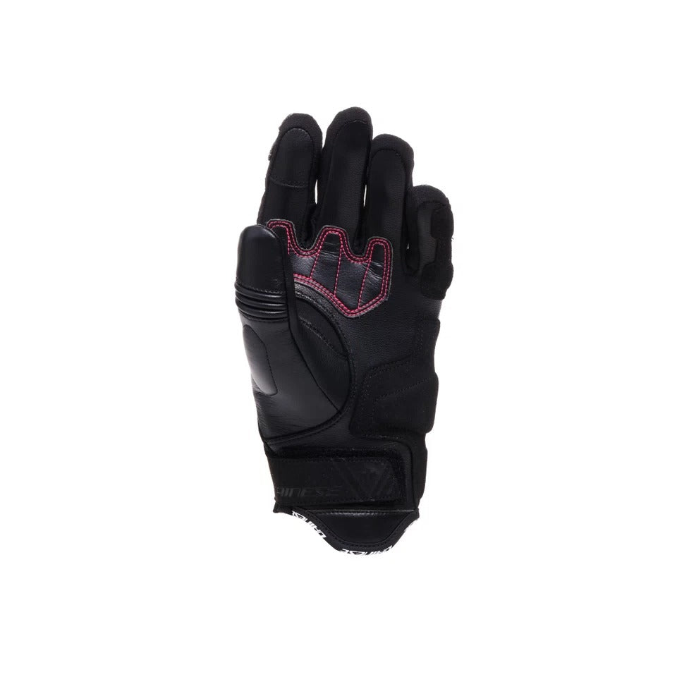 Dainese Reacto Carbon Short Black/Fluro Pink Womens Gloves