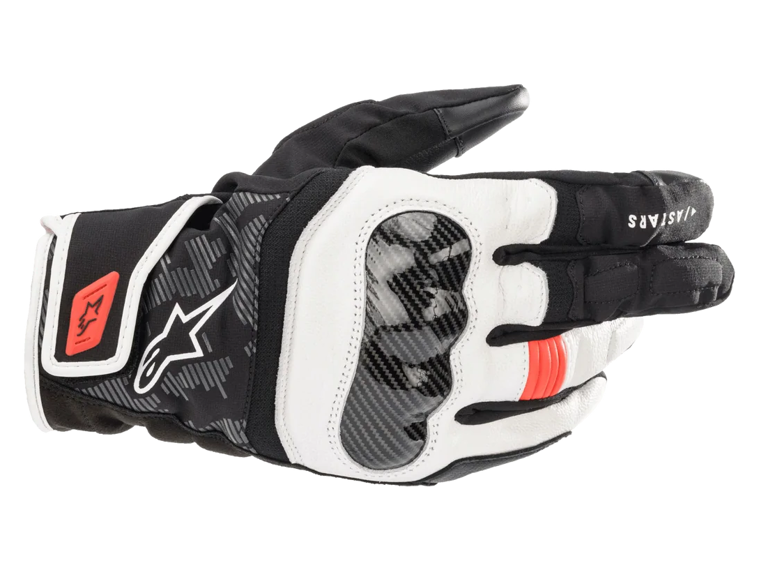 Alpinestars SMX Z Drystar Black/White/Fluro Red Gloves