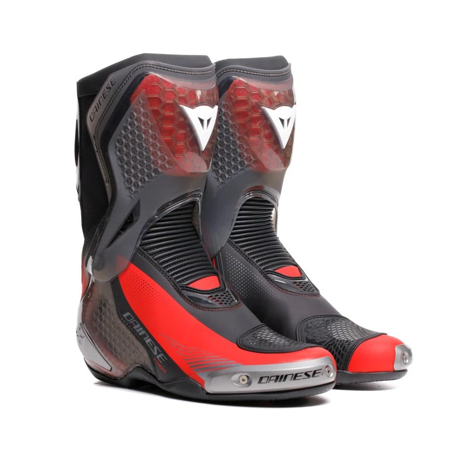 Dainese Torque 4 Black/Fluro Red Boots