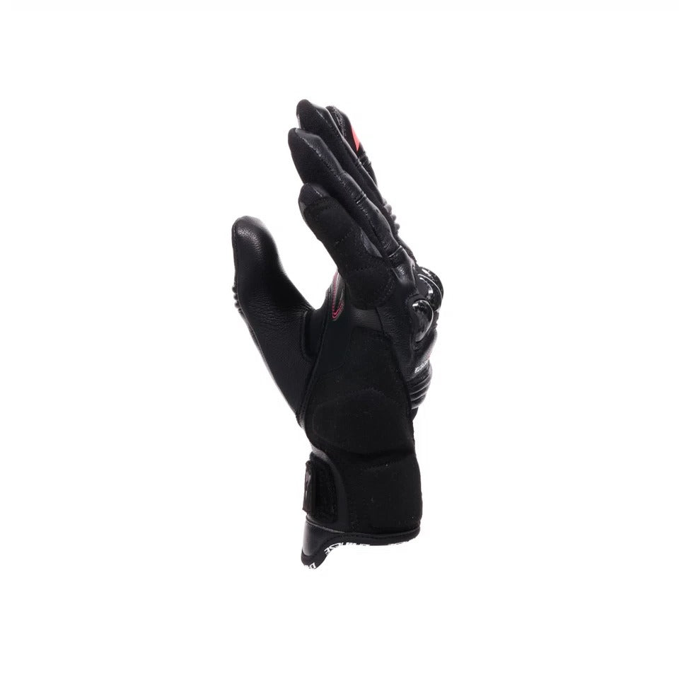 Dainese Reacto Carbon Short Black/Fluro Pink Womens Gloves