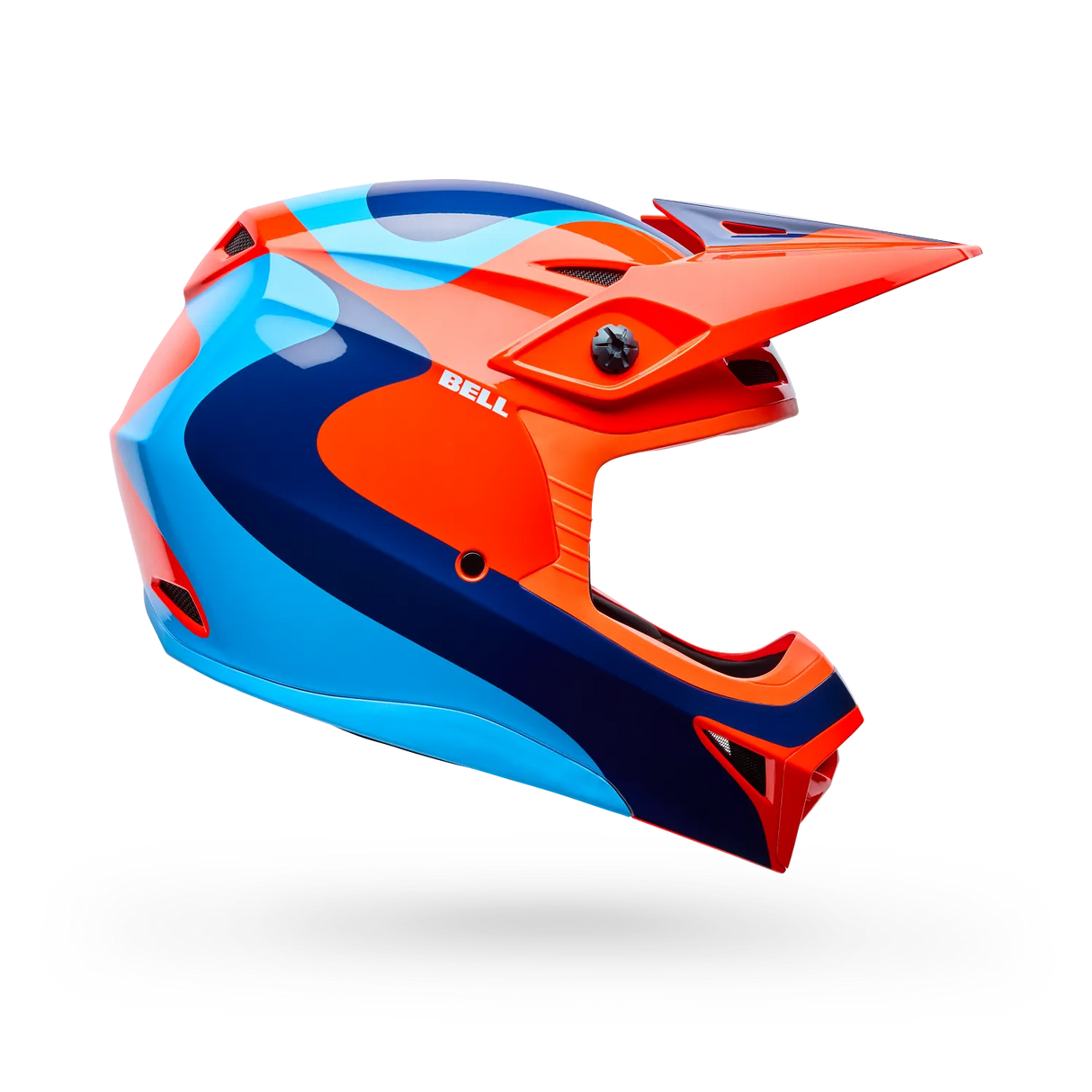 Bell MX-10 Mips Wave Gloss Orange/Blue Youth Helmet