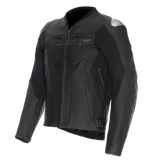 Dainese Racing 5 Black/Black/Black Leather Jacket