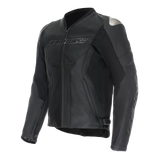 Dainese Racing 5 Black/Black/Black Perforated Leather Jacket