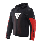 Dainese Super Sprint Air Tex Black/White/Red Textile Hoodie Jacket