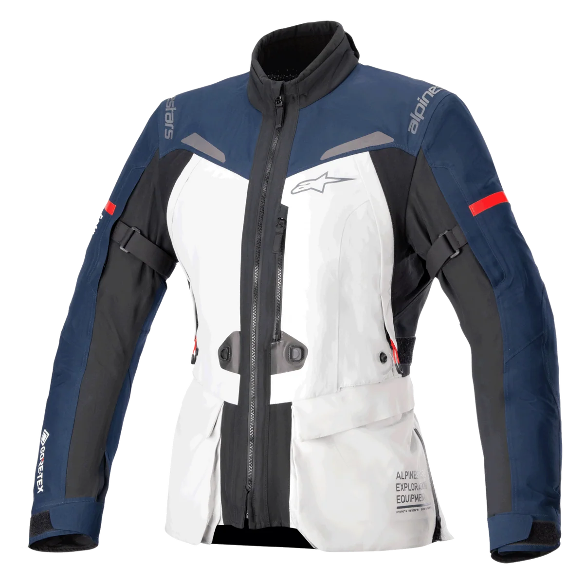 Alpinestars Stella ST-7 2L Gore-Tex Ice Grey/Dark Blue/Black Womens Jacket