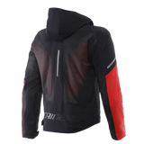 Dainese Super Sprint Air Tex Black/White/Red Textile Hoodie Jacket