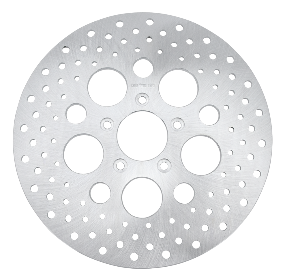 Zodiac Z144648 Drilled Steel Rear Disc Rotor for Harley-Davidson 00-Up Models (Each)