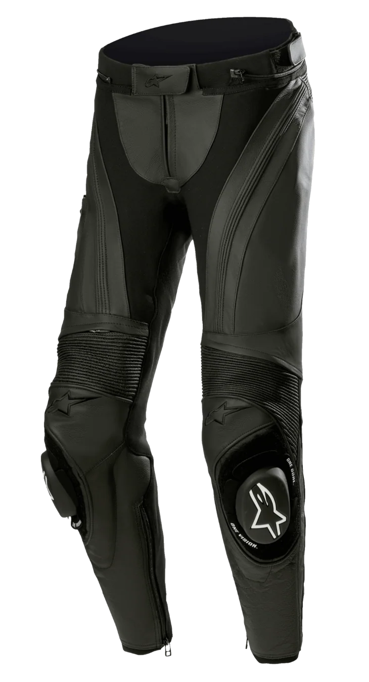 Alpinestars Stella Missile V3 Leather Black/Black Womens Pants