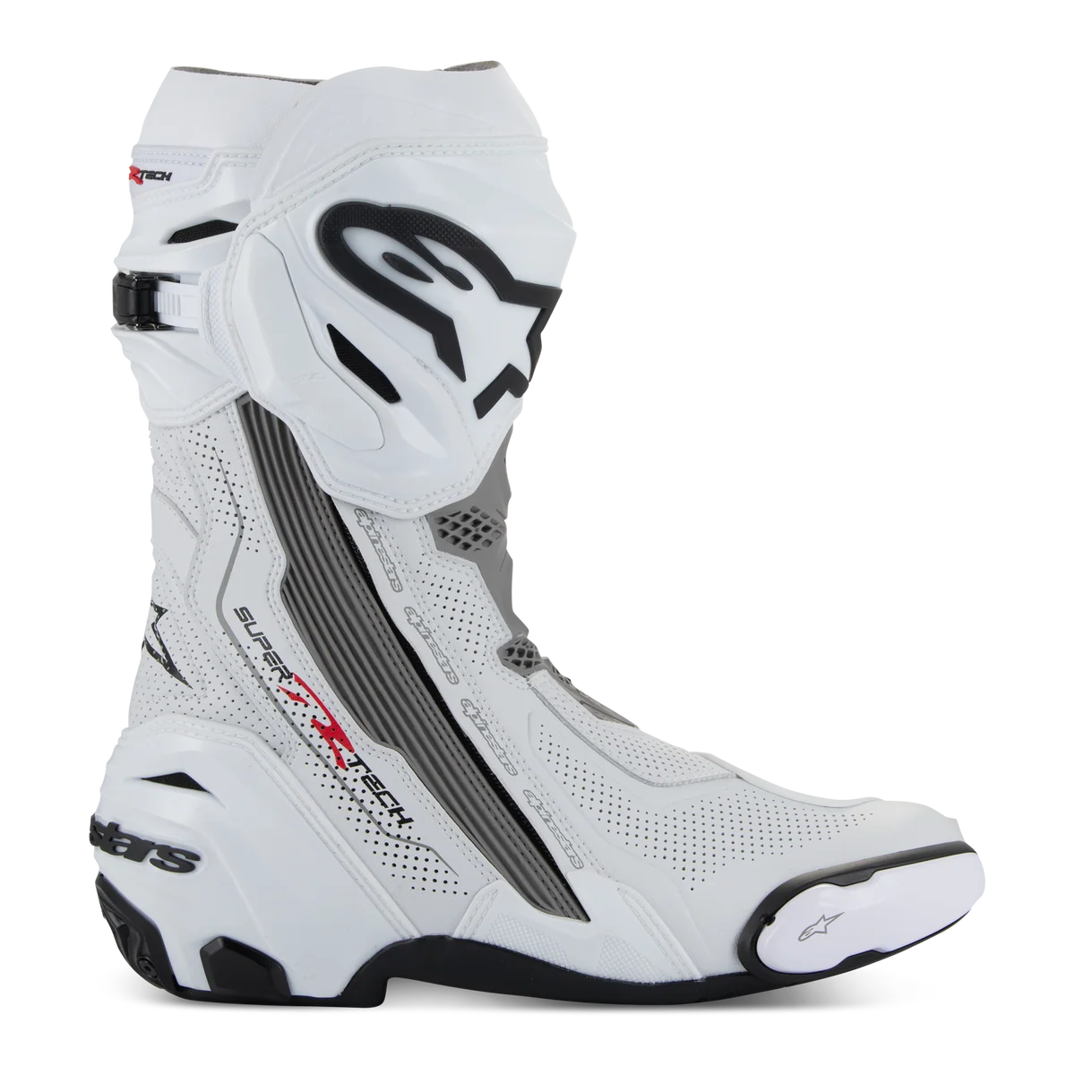 Alpinestars Supertech R V2 Vented White/Mid Grey/Black Boots