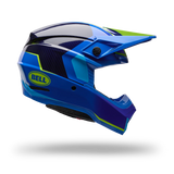 Bell Moto-10 GP Vector Frequency Blue Helmet