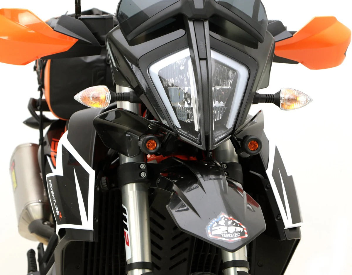 Denali DM Amber LED Light Kit w/Mounts for KTM 790 Adventure 19-20/890 Adventure 21-22 Models
