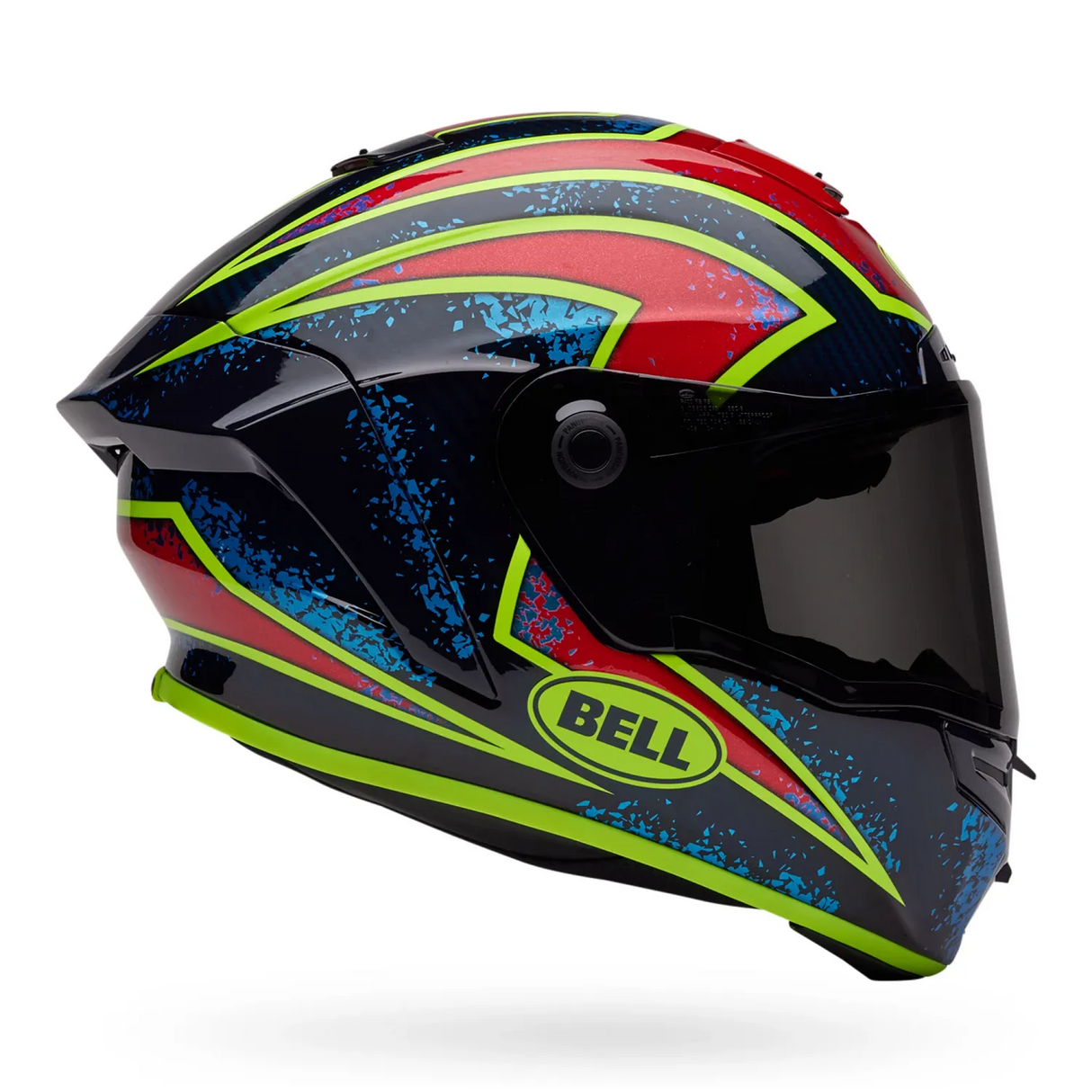Bell Race Star DLX Flex Xenon Gloss Blue/Retina Helmet