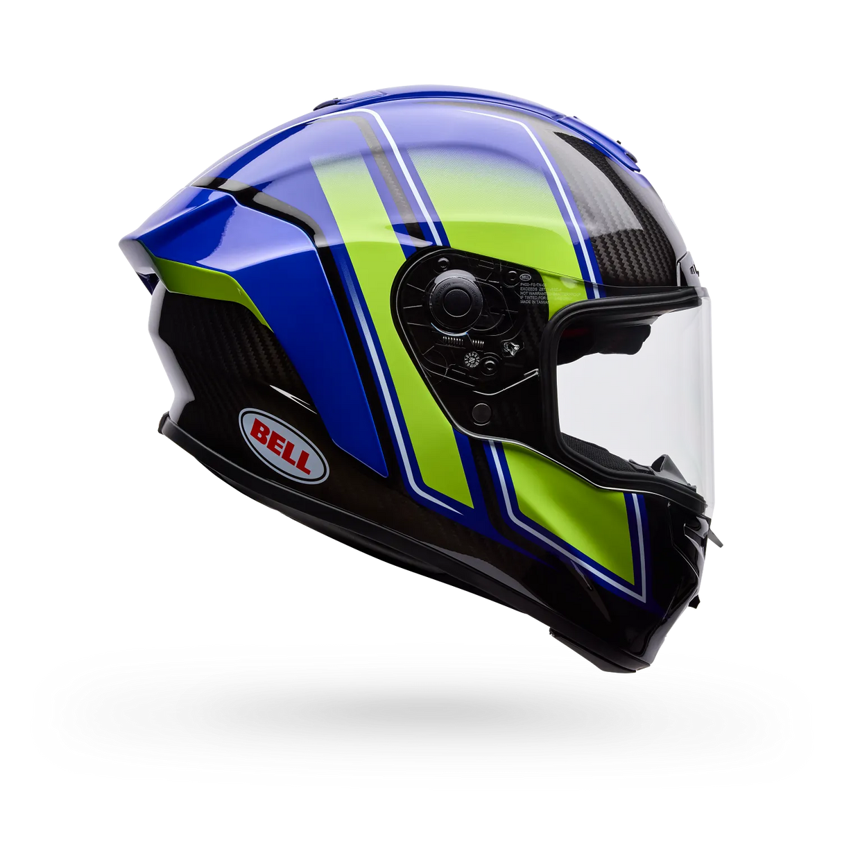 Bell Race Star DLX Flex Grid Gloss Blue/Yellow Helmet