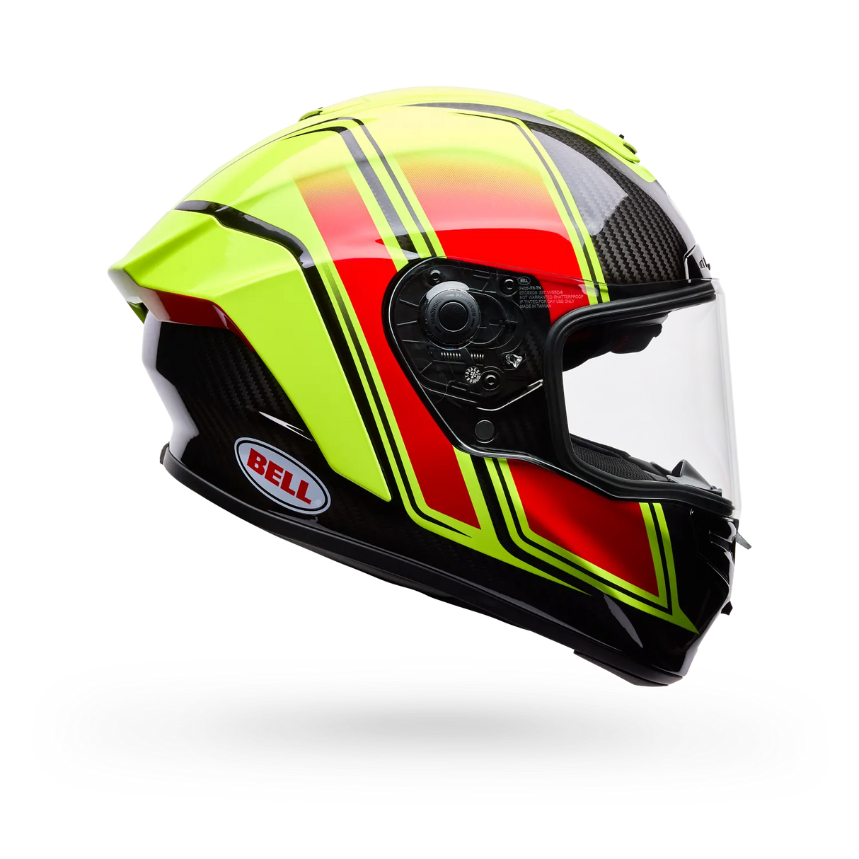 Bell Race Star DLX Flex Grid Gloss Yellow/Red Helmet