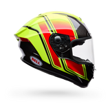 Bell Race Star DLX Flex Grid Gloss Yellow/Red Helmet