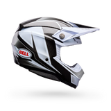 Bell Moto-10 Spherical Grid Gloss White/Black/Grey Helmet