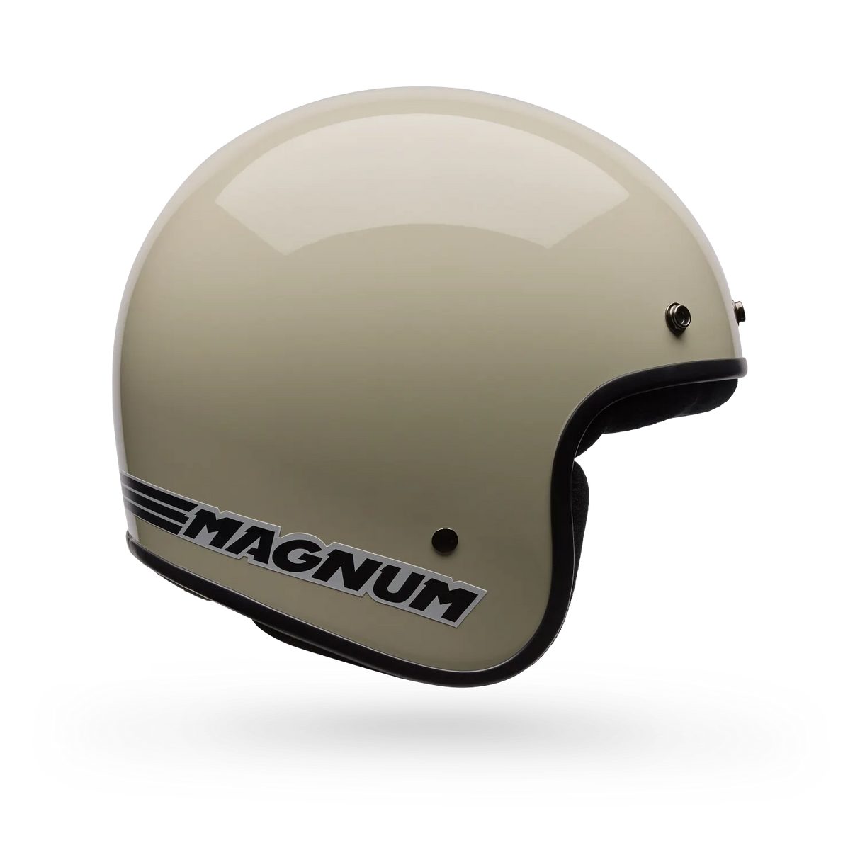 Bell Magnum Solid Vintage White Helmet
