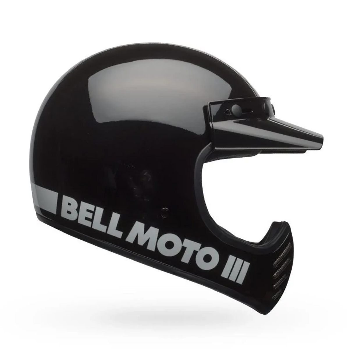 Bell Moto-3 Classic Gloss Black Helmet – EasyR