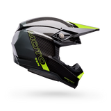 Bell Moto-10 Spherical Strike Gloss Yellow/Grey Helmet